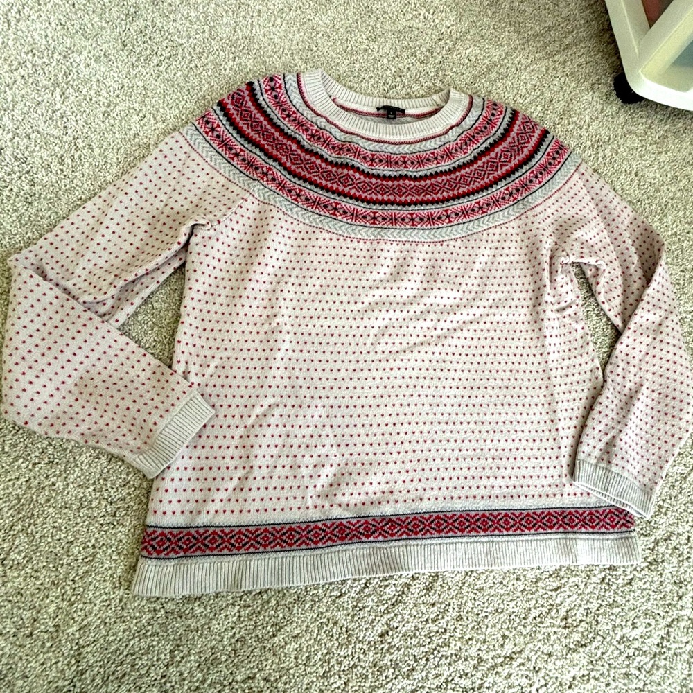 Talbots Crewneck Sweater Women’s Large Wool Blend
